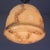 Metal Art Deco Pendant Lamp with Marbled Glass Shade, 1930s For Sale - Image 7 of 17