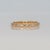 2020s Diamond Band Minimalist Design: Solid 14k Gold – Round Diamond Fine Jewelry, Size 6.75 For Sale - Image 5 of 9