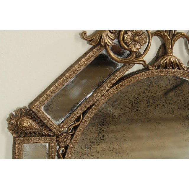 Brass Renaissance Style Girandole Mirror For Sale - Image 12 of 13