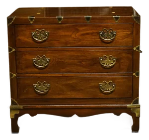 1970s Henredon Asian Inspired 3 Drawer Bachelors Chest.