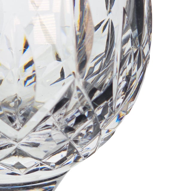 Late 20th Century Late 20th Century Waterford Lismore Hand Cut Crystal Hock Wine Glass For Sale - Image 5 of 10