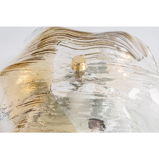 Large Austrian Flush Mount Lights from Kalmar, 1970s For Sale - Image 8 of 15