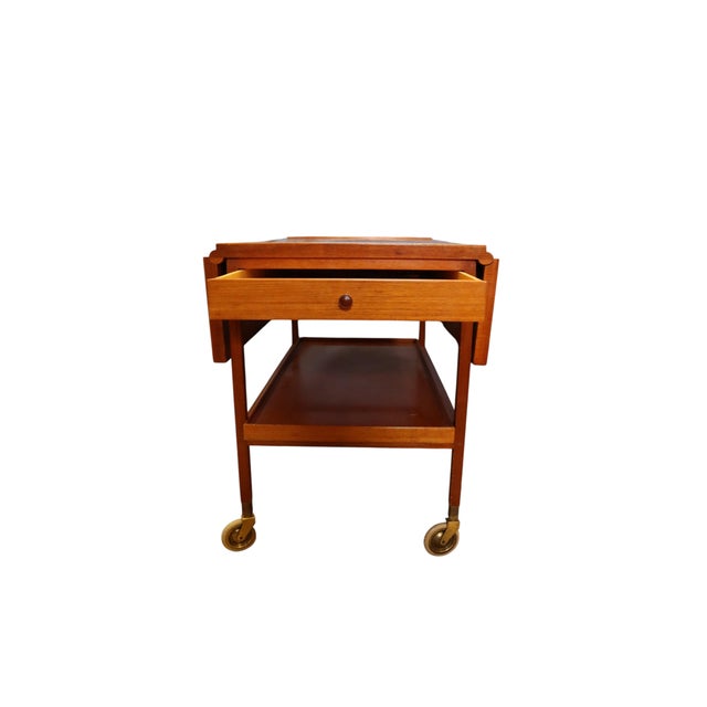 Mid-Century Modern Mid-Century Modern Josef Frank Svenkst Tenn Model 756 Serving Trolley For Sale - Image 3 of 14
