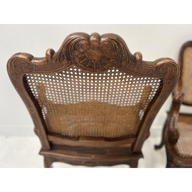 Regency Style Armchairs in Natural Wood, 1800s, Set of 2 For Sale - Image 11 of 18