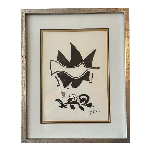 Original Lithograph: “Dove” by Georges Braque For Sale