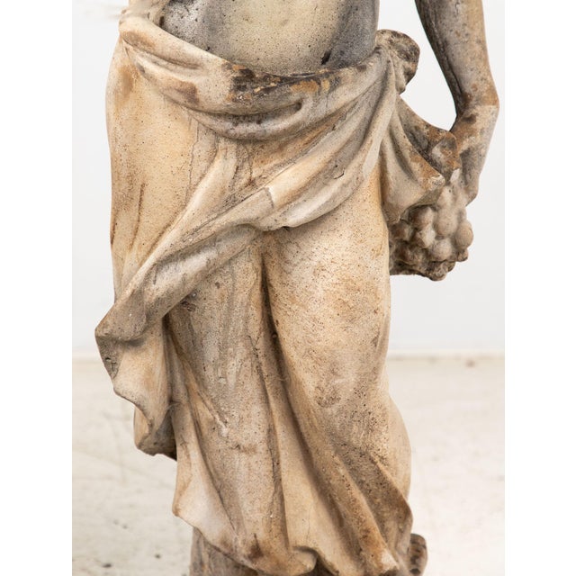 Large Autumn Goddess of the Four Seasons Garden Figure, Italy, Late 20th C. For Sale - Image 10 of 12