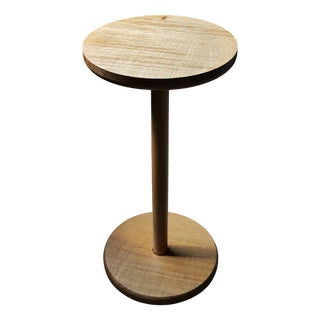 Circulo Side Table in Natural Oak by Goldfinch Brookes Furniture For Sale