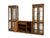 A fantastically elegant wall unit by American if Martinsville. We love this striking multi-piece display cabinet and wall...