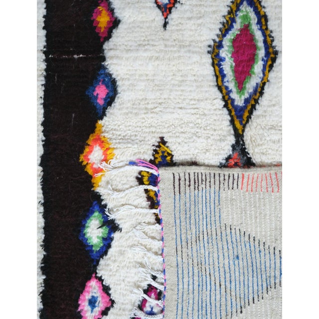 2020s Vintage Azilal Wool Rug - 8 X 4.5 Ft For Sale - Image 5 of 8