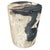Andrianna Shamaris Modern Organic Petrified Wood Side Table For Sale