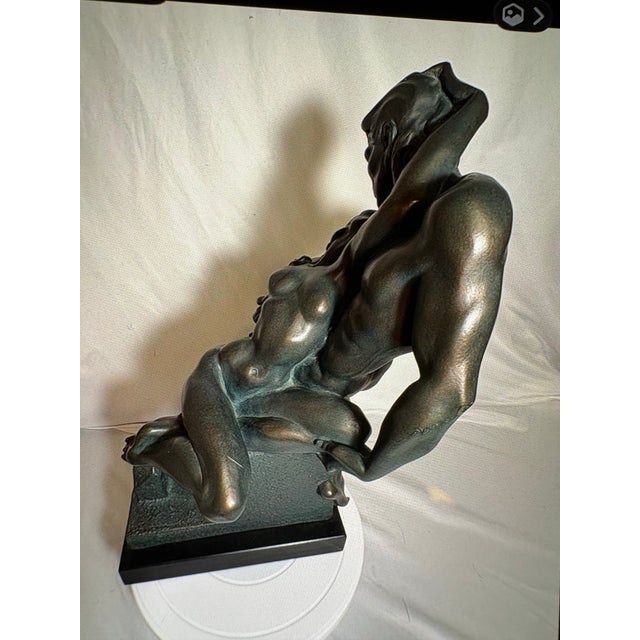 Metal Vintage Austin Production Sculpture “The Study of Lovers, Lovers Embrace” For Sale - Image 7 of 8