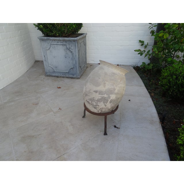 Vintage Italian Oil Jar For Sale In Los Angeles - Image 6 of 7