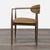 Mid-Century Modern Restoration Hardware Mid-Century Sculptural Dining Armchair For Sale - Image 3 of 7