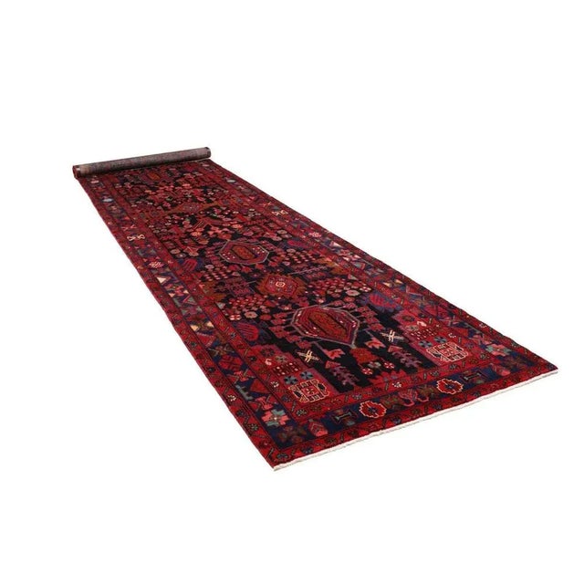Hamadan Rug with Herati Pattern For Sale - Image 3 of 10