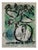 The Green Bird Poster after Chagall For Sale