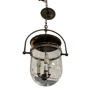 Urban Electric Company Michael Amato Urban Smokebell 3 Light Pendant For Sale