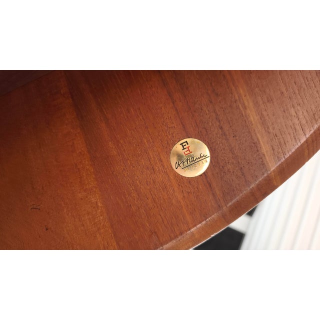 Round Teak Dining Table by France & Son, 1960s For Sale - Image 4 of 6