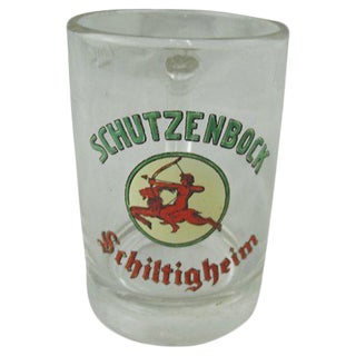 Schutzenbock Enameled Beer Mug For Sale