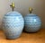 This elegant pair of vintage ceramic table lamps exemplifies the refined artistry of mid-20th-century design. Featuring...