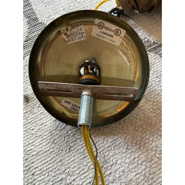 1990s Fine Art Lamps Pendant Chandelier For Sale - Image 5 of 6