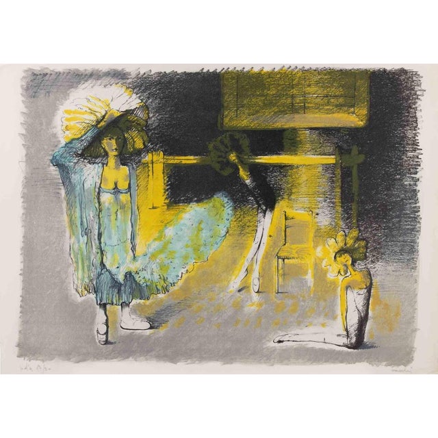 Lithograph on paper realized in 1980s. Hand signed and numbered in pencil. One of 20 Artist's Proofs. Very good condition....