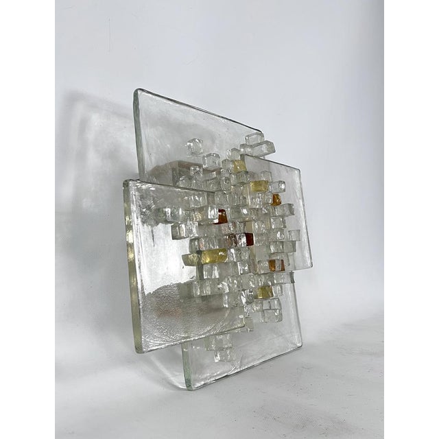 Mid-Century Murano Glass Wall Light by Albano Poli for Poliarte, Italy ,1970s For Sale - Image 13 of 14