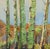 Traditional J. Rottin, Vintage Watercolor Landscape - Birch Grove For Sale - Image 3 of 5