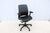 Modern Steelcase New Amia Executive Ergonomic Office Chair Black Vinyl Fully Adjustable For Sale - Image 3 of 18