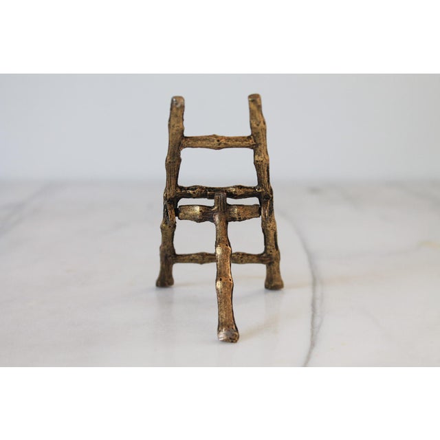Vintage Faux Bamboo Art Easel For Sale - Image 9 of 9