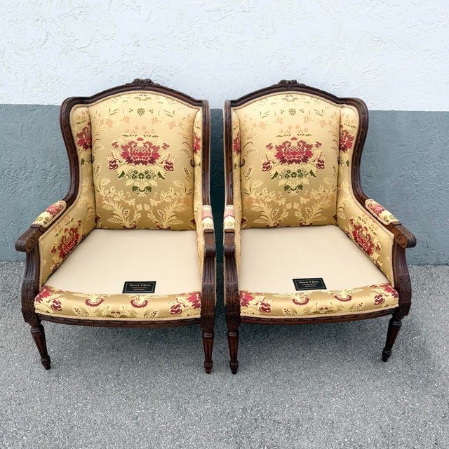 Late 20th Century French Provincial Roped Lounge Chairs by Taylor King - A Pair For Sale - Image 5 of 9