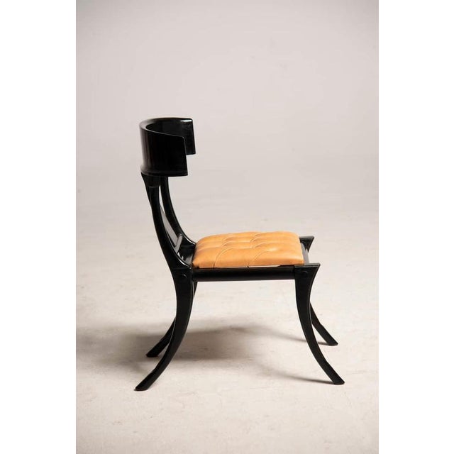 Not Yet Made - Made To Order Klismos Black Chair from Pescetta For Sale - Image 5 of 12