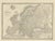 Antique map titled 'Carte de l'Europe'. Map of Europe. This map originates from 'Atlas universel de géographie ancienne et...