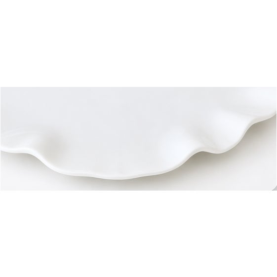 Contemporary 1980s Angela Cummings for Arita Japan "Wave" Fine Bone China Dinner Plates - Set of 10 For Sale - Image 3 of 5