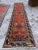 Shirvan Kazak Corridor Rug Red in Yellow and Blue Color, 1960s For Sale - Image 4 of 11