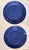 Vintage Varages Luberon Cobalt Blue Dinner Plates- Set of 2 For Sale - Image 9 of 11