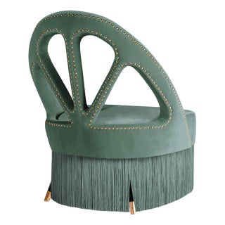 Scarlet Armchair (Fringes) by Ottiu For Sale