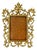 Mid 20th Century Cast Brass Rococo Style Ornate Wall Hanging Photo Frame For Sale