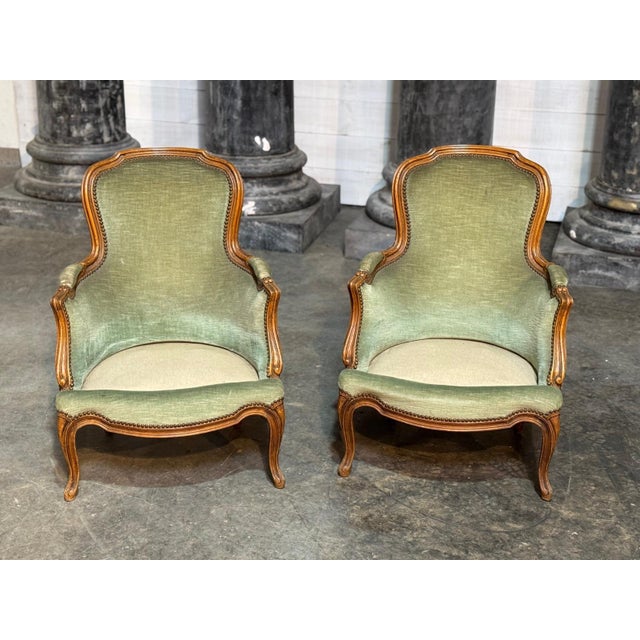 Set of French Bergere Chairs, 1900s For Sale - Image 17 of 18