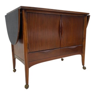 Mid-Century Expandable Bar Cart From Kroehler For Sale
