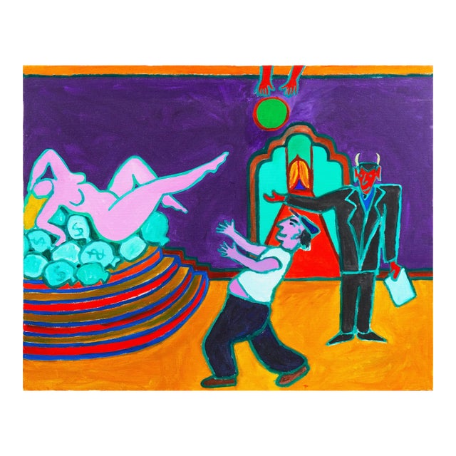 'Temptation' by Dan May, Portland Art Museum, Albright-Knox Art Gallery, Salem, Oregon For Sale