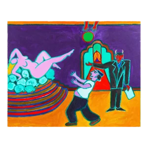 'Temptation' by Dan May, Portland Art Museum, Albright-Knox Art Gallery, Salem, Oregon