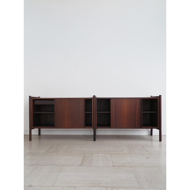 Mid-Century Modern Archimede Sideboard by Hirozi Fukuoh for Gavina, Italy, 1960s For Sale - Image 3 of 18