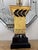 Vintage Black Frederick Cooper Neoclassical Table Lamp Gold Laurel & Greek Key - Hollywood Regency Empire Style For Sale - Image 9 of 12