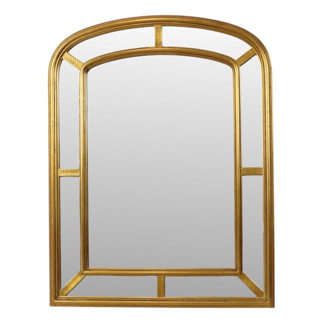 Hollywood Regency Gilt Arch Mirror from Deknudt, 1970s For Sale