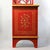 Vintage Chinoiserie Red Lacquer Duchess of Windsor Style Pagoda Etagere Cabinet For Sale - Image 9 of 18