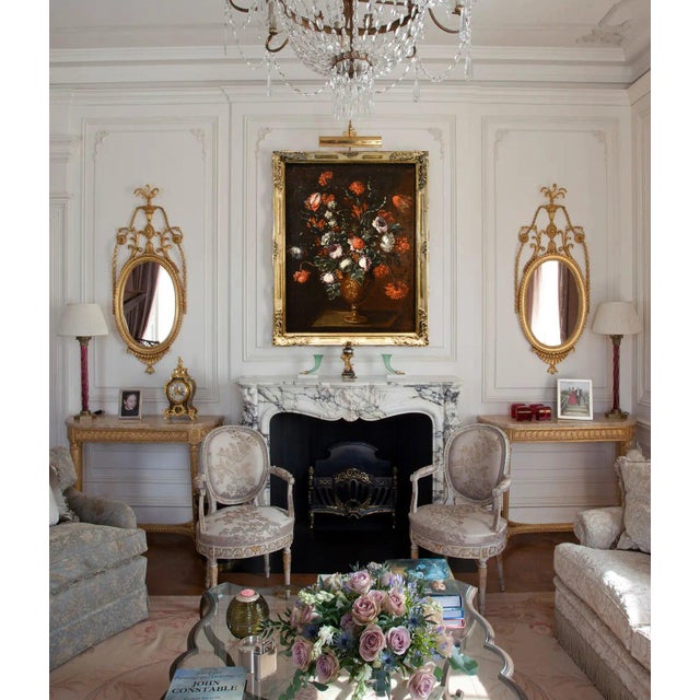 Francesca Volò Smiller detta Vincenzina, Still Life with Flowers, 1680, Oil on Canvas For Sale - Image 14 of 15