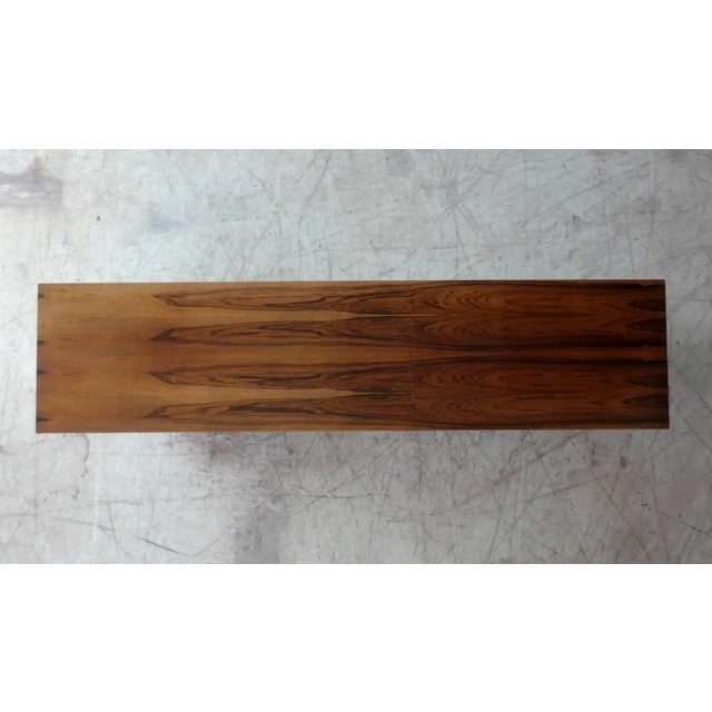 Brown Danish 1960s Low Credenza in Rosewood - Attr.ibutedTo Bodil Kjaer for E. Pedersen and Son For Sale - Image 8 of 8
