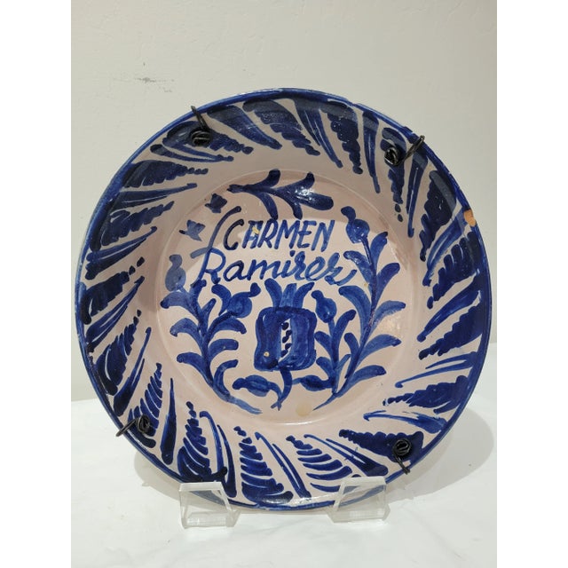Mid 19th Century Spanish Ceramic Fajalauza Bowl From Granada For Sale - Image 12 of 12