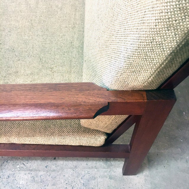 Tan Illum Wikkelsø for Niels Eilersen Danish Teak Lounge Chair For Sale - Image 8 of 12