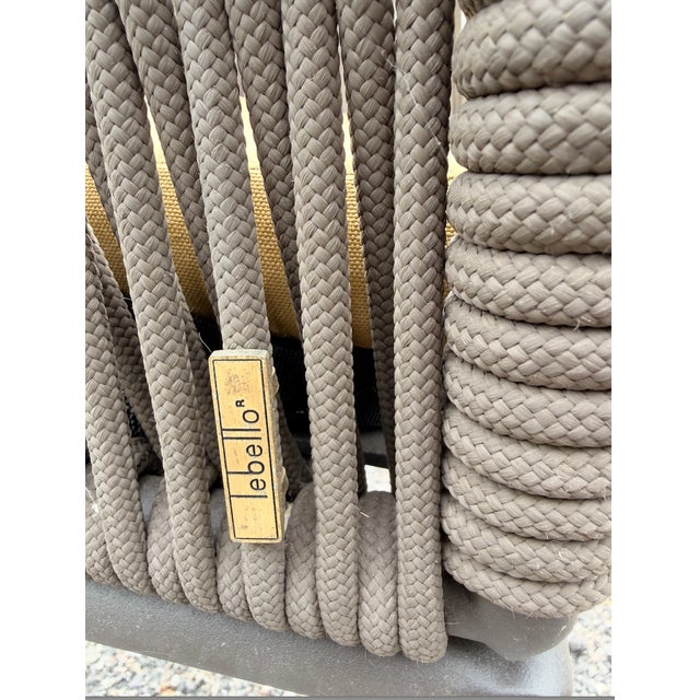 Textile Modern Outdoor Dining Chairs Lebello Set of 4 For Sale - Image 7 of 10
